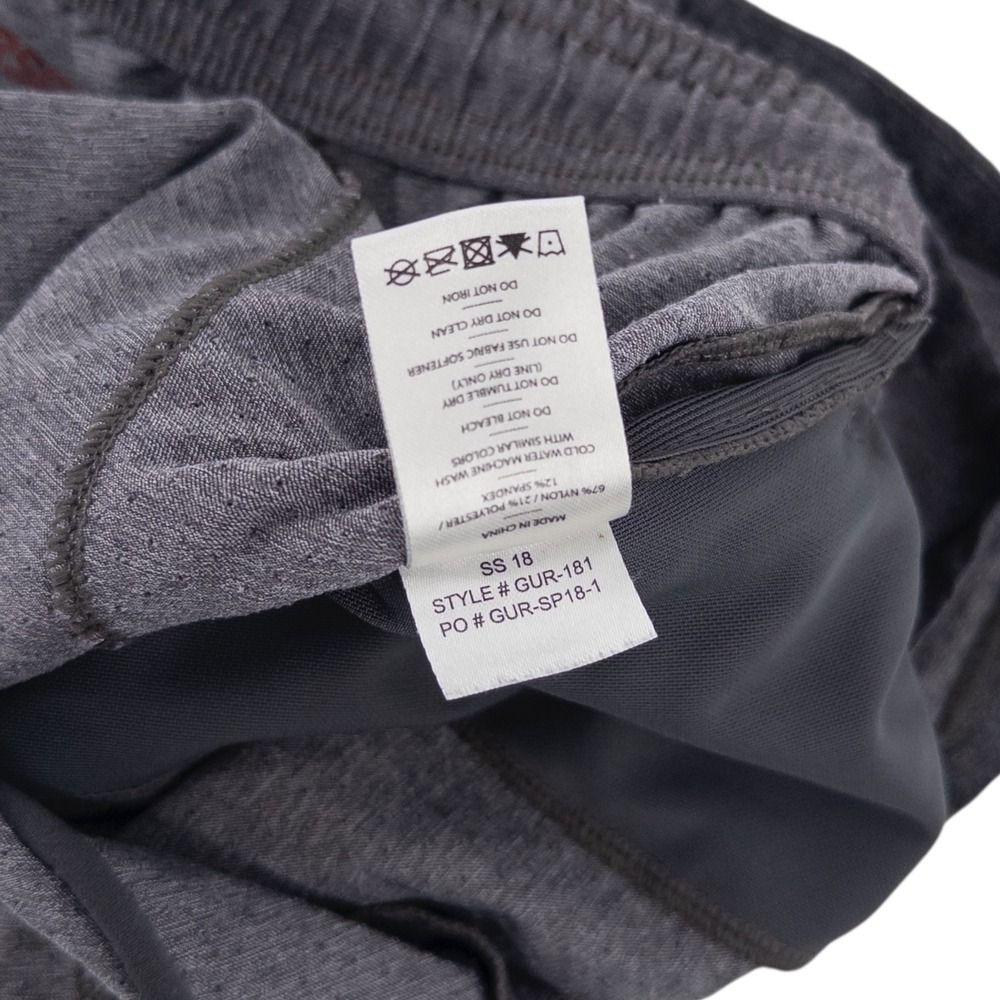 Rhone Guru Mens Medium Gray Unlined Performance Athletic Running Training Shorts - Picture 8 of 12